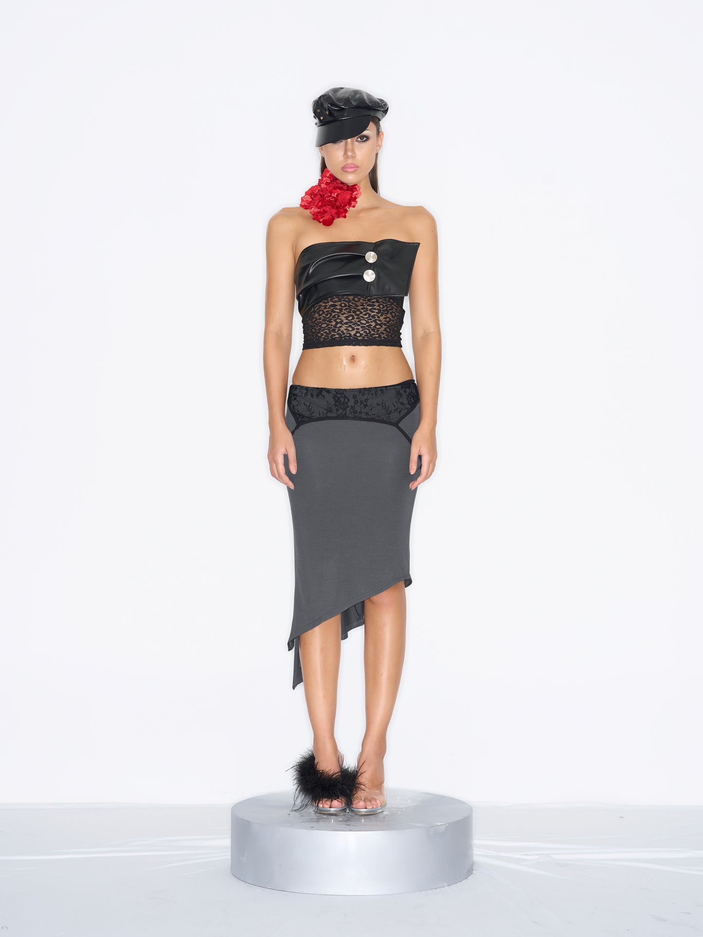 Nina Leather Bandeau