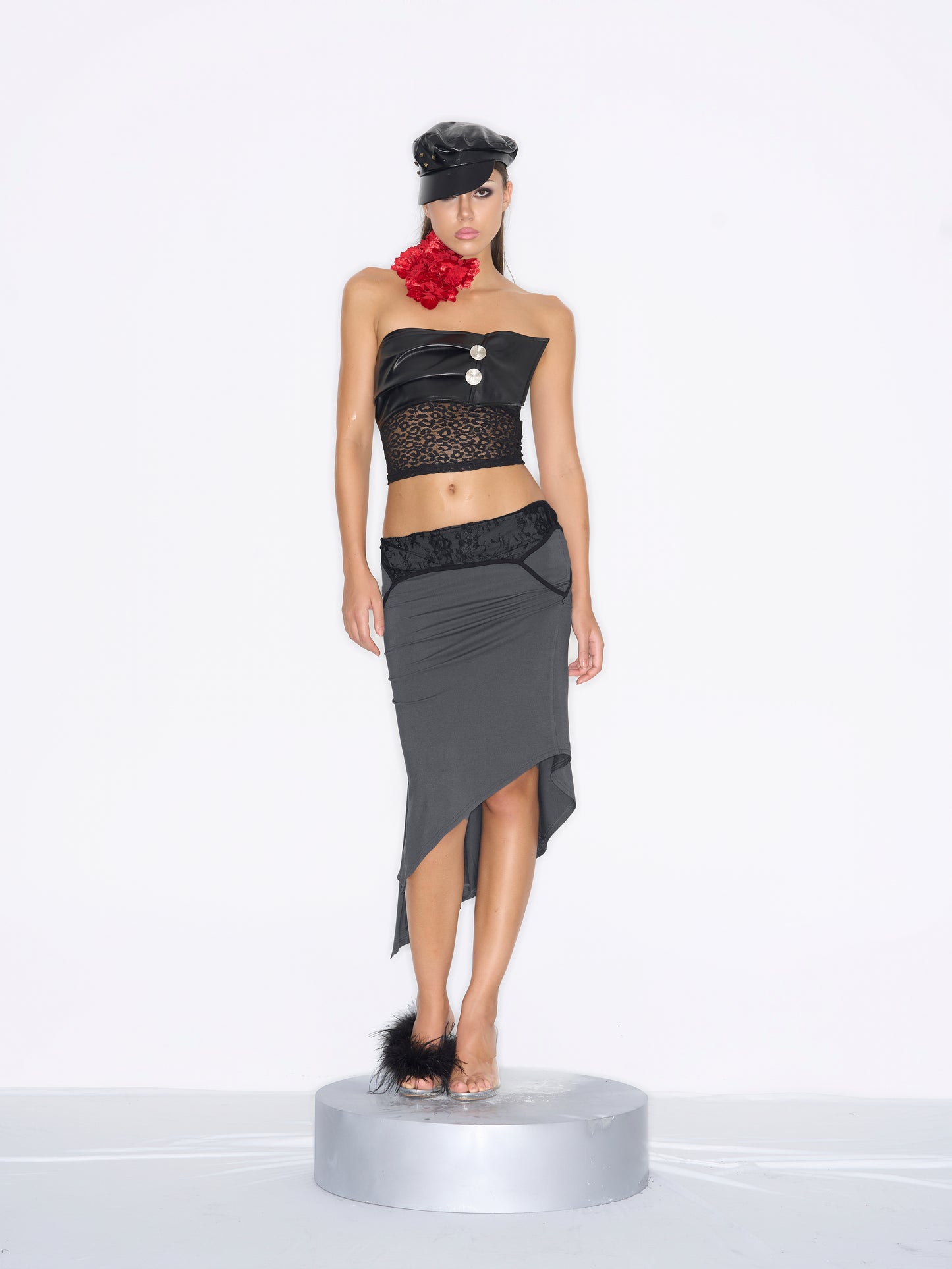 Nina Leather Bandeau