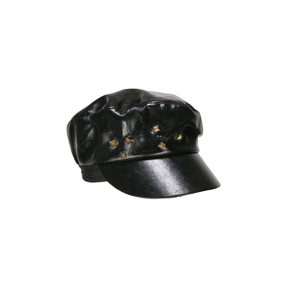 Nola Leather Beret