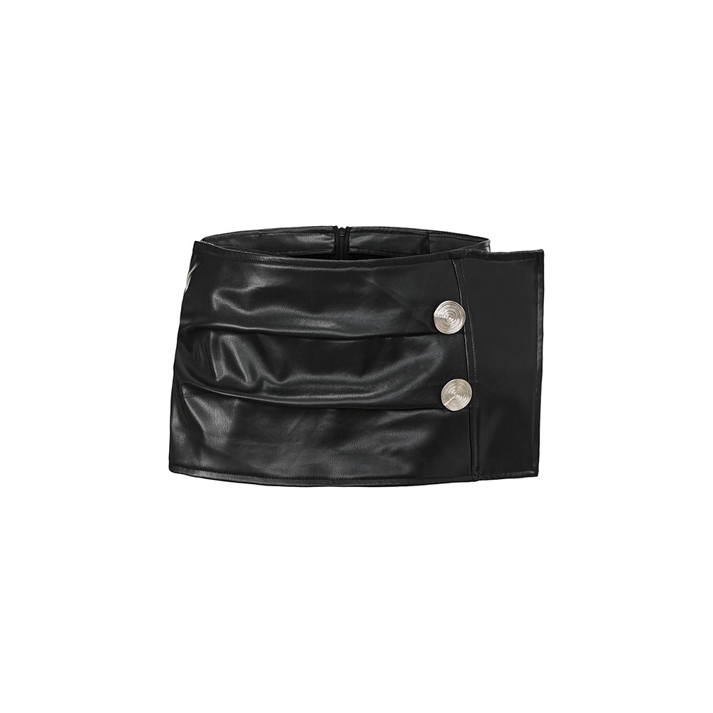 Nina Shell Buckle Mini Shorts