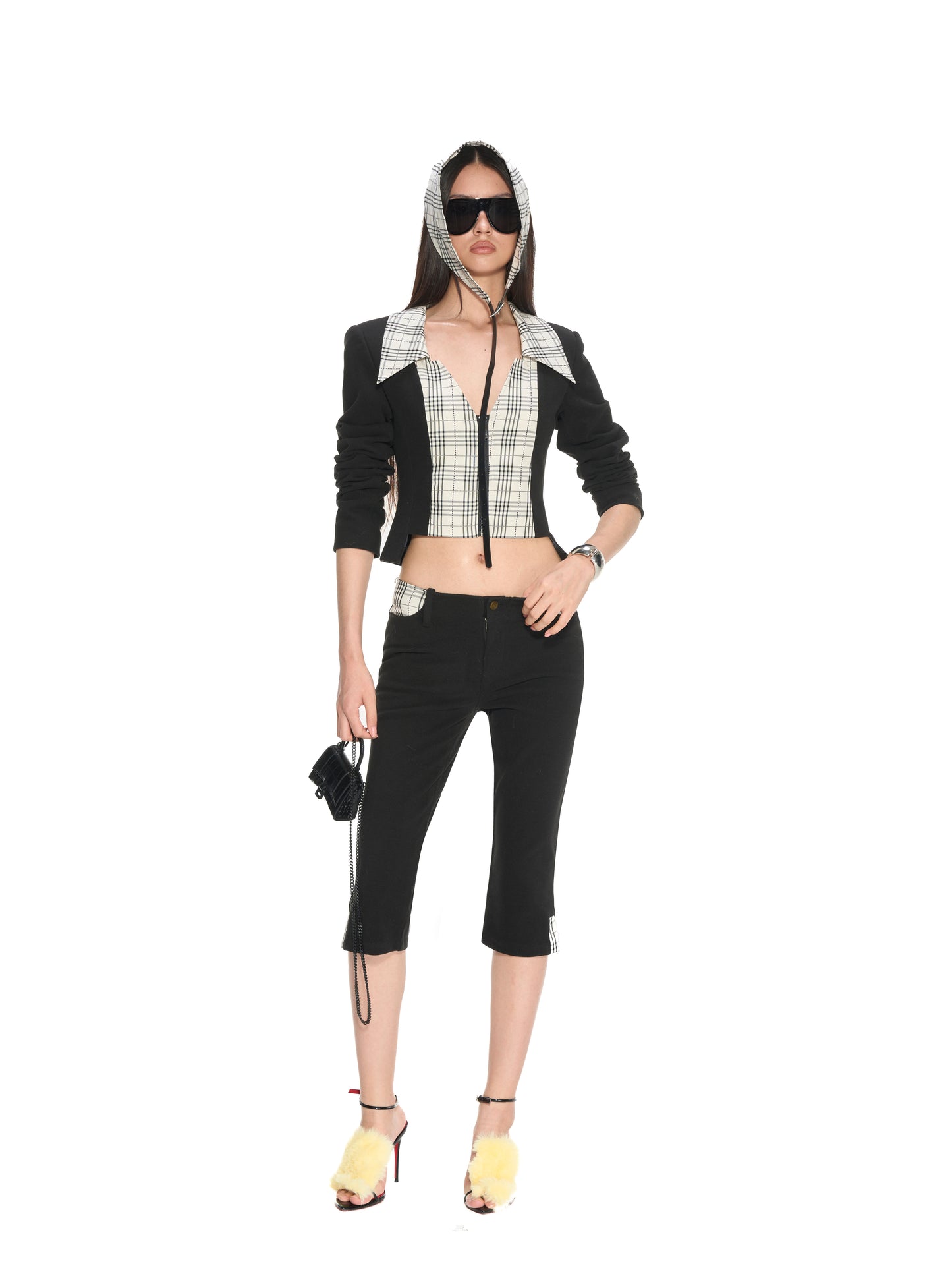 Nola Plaid Woolen 3-Piece Set