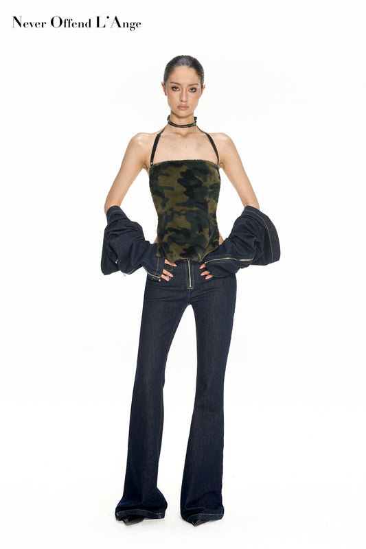 Trixie Plush Halter Top